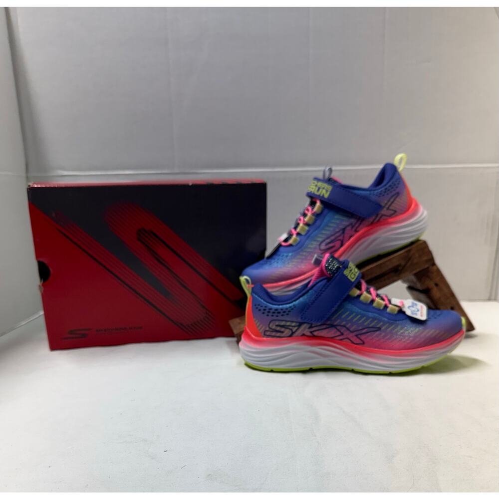 SKECHERS KIDS Go-Run Accelerate -Glitter Soul 303898L girls sneakers size 12 NWT